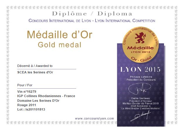Certificat les serines d'or 2015 medaille or.jpg